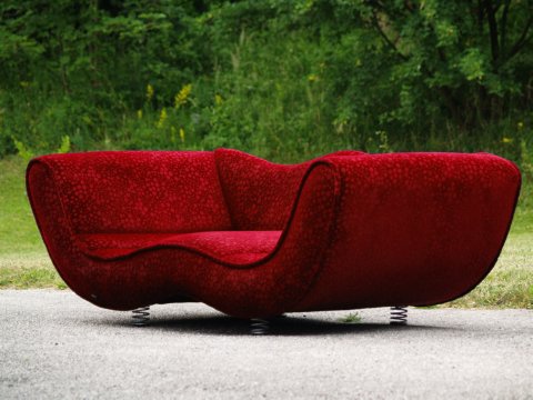 bretz sofa gebraucht ausstellungsstück rot Laola Hookipa