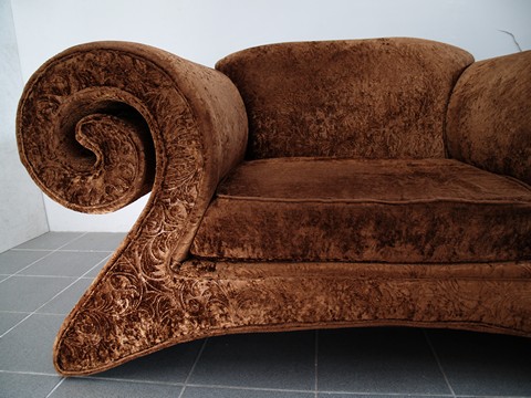 bretz Stuhl gebraucht neuwertig mammut gold braun sofa