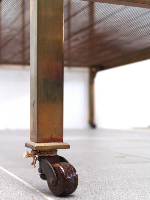 Messingbett antikes Jugendstil Bett Messing Requisite Film