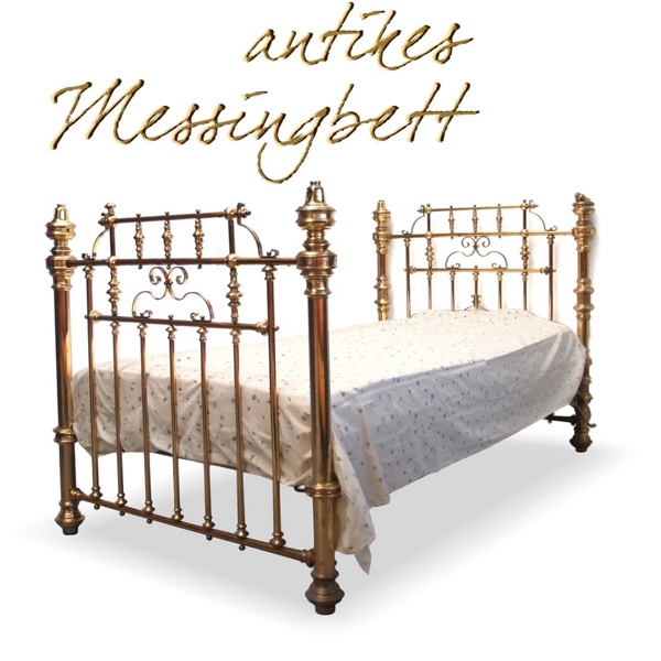 Fotos (c): antikes Messingbett