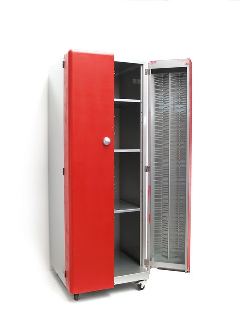 Bretz FAT BOYs Metallschrank 2 Bretz sofa designklassiker metall schrank rot fat boy