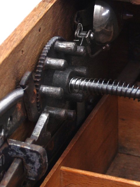 antike Registrierkasse Technik