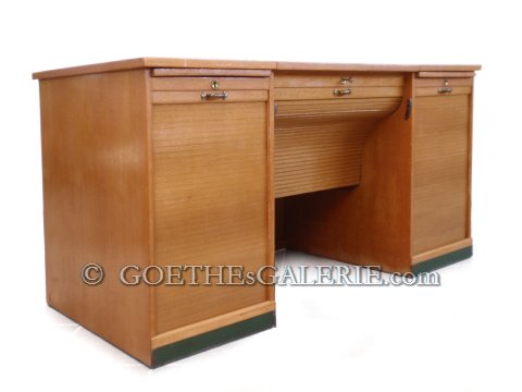 antiker Rollladenschreibtisch