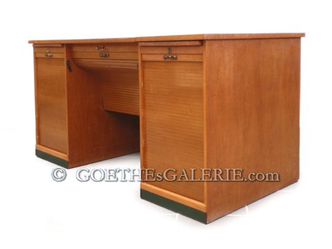 antiker Rollladenschreibtisch