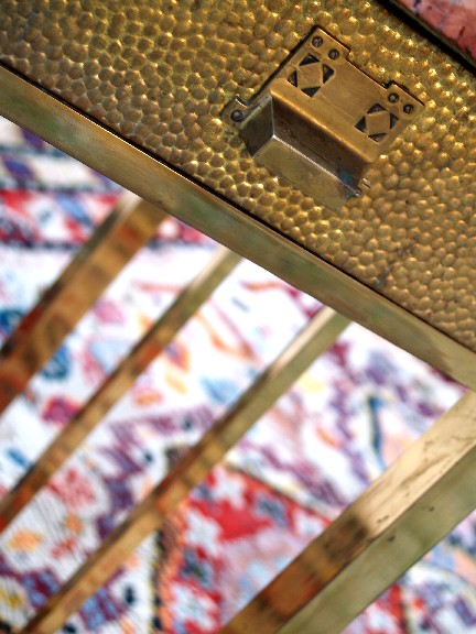 Jugendstil Schminktisch Messing