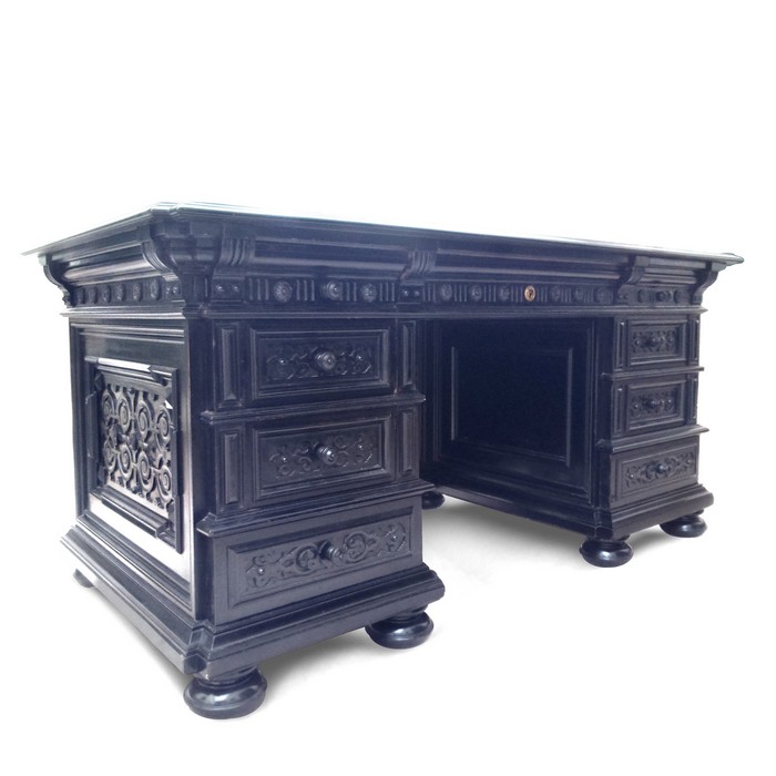 Antiker Schreibtisch schwarz 12 schreibtisch 4018 1 02