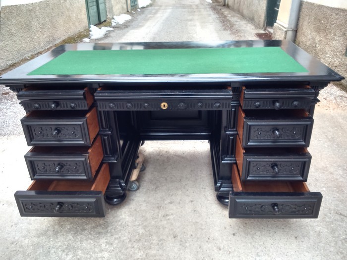 Antiker Schreibtisch schwarz 5 schreibtisch 4018 5