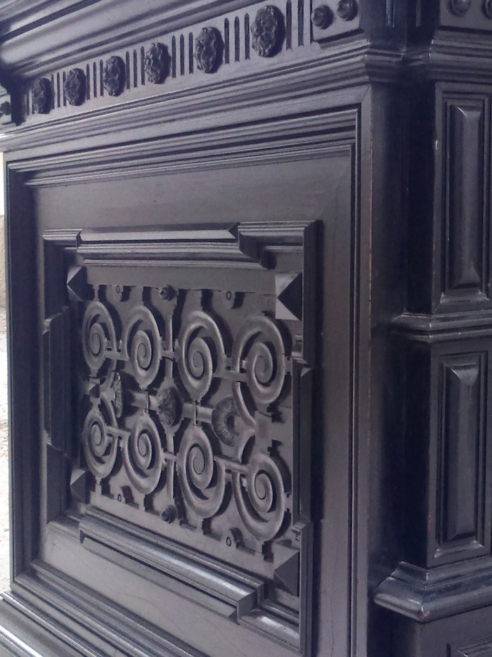 Antiker Schreibtisch schwarz 11 schreibtisch 4018 9