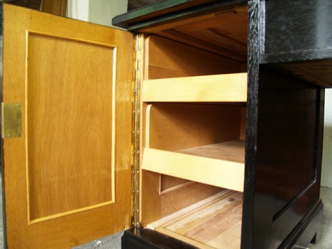 OLYMPUS DIGITAL CAMERA Antiker Schreibtisch restauriert schwarz