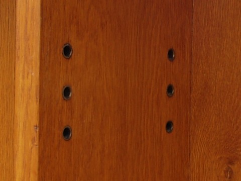 Schreibtisch antik restauriert massivholz Herrenzimmer Möbel Antiquität beschnitzt Rolladen Vintage Midcentury Industrial