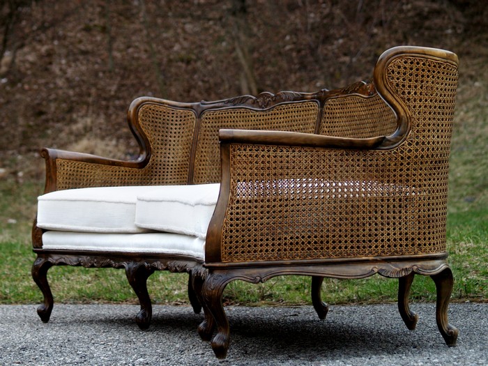 sofa 4583 barock wiener geflecht antik 17