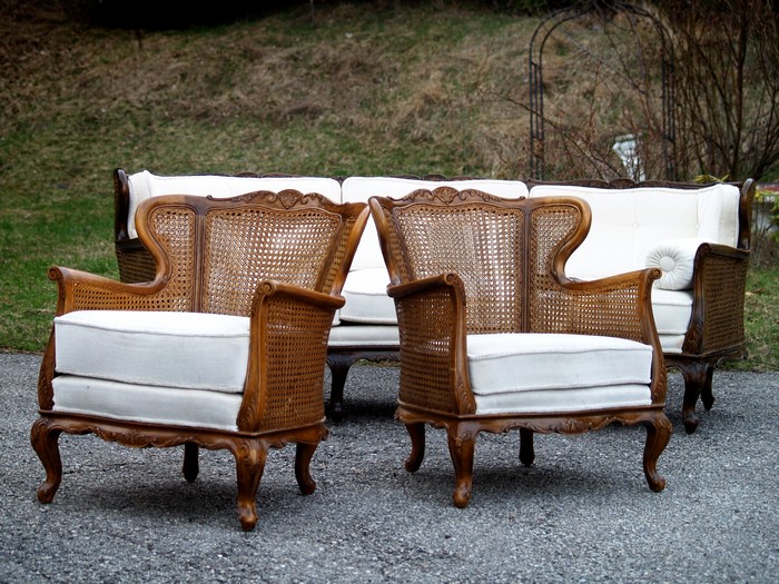 sofa 4583 barock wiener geflecht antik 20