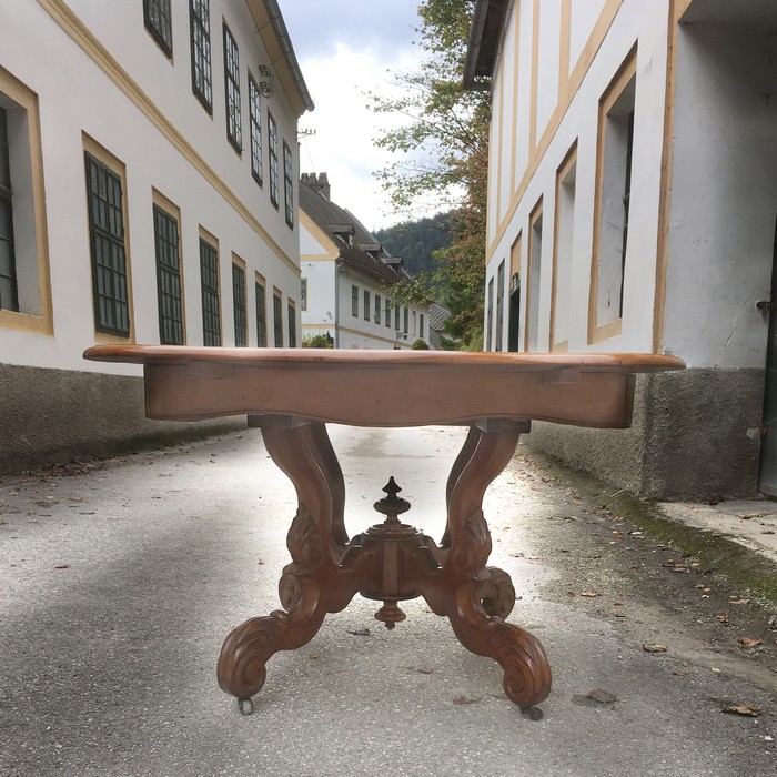 Spieltisch antik Salontisch Antiquität Barock Speisetisch