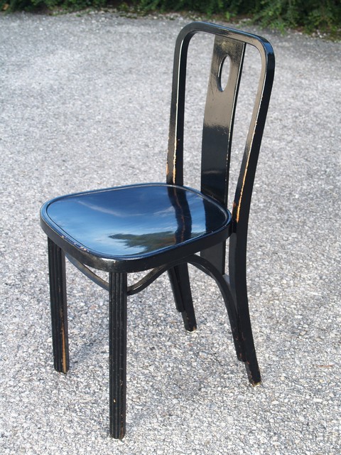 Antike Thonet Stühle schwarz 5 thonet sessel