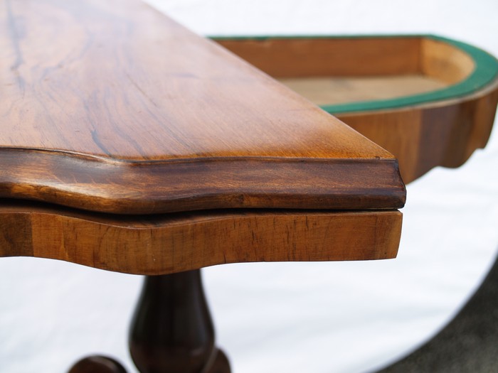spieltisch antik pokertisch tisch 4346 salontisch tisch spieltisch spaetbiedermeier antik biedermeier ausklappbar 6 01