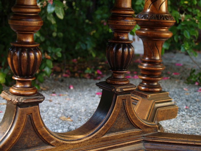 tisch 4400 historismus antik esstisch beschnitzt 11