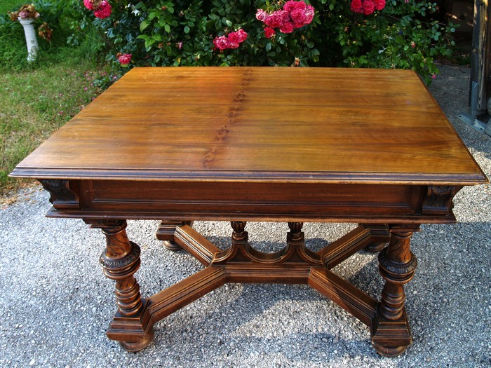 tisch 4400 historismus antik esstisch beschnitzt 5