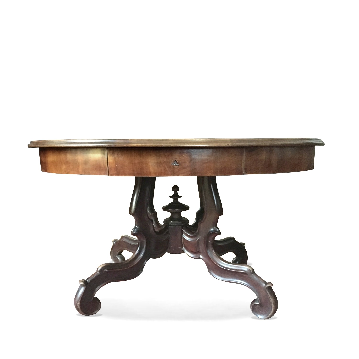 tisch 4625 salontisch biedermeier nuss antik 1