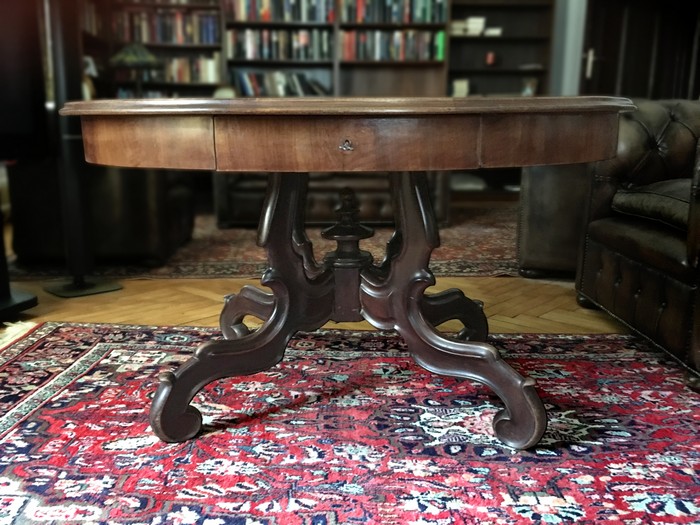 tisch 4625 salontisch biedermeier nuss antik 2