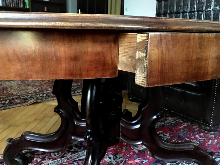 tisch 4625 salontisch biedermeier nuss antik 4