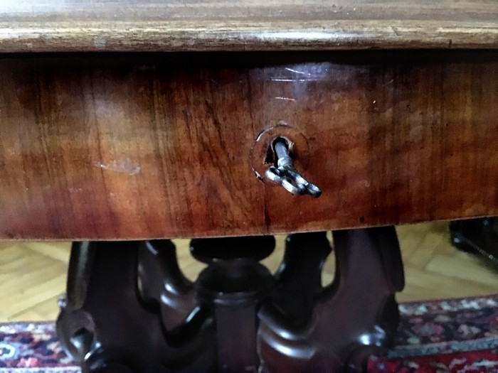 tisch 4625 salontisch biedermeier nuss antik 5