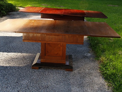 Antiker Tisch Jugendstil ausziehbar art nouveau