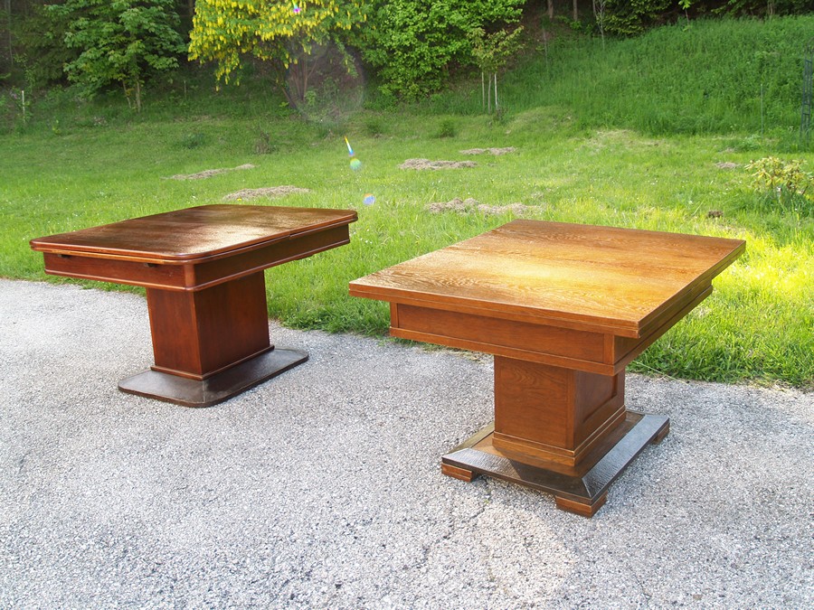 Antiker Tisch Jugendstil ausziehbar art nouveau