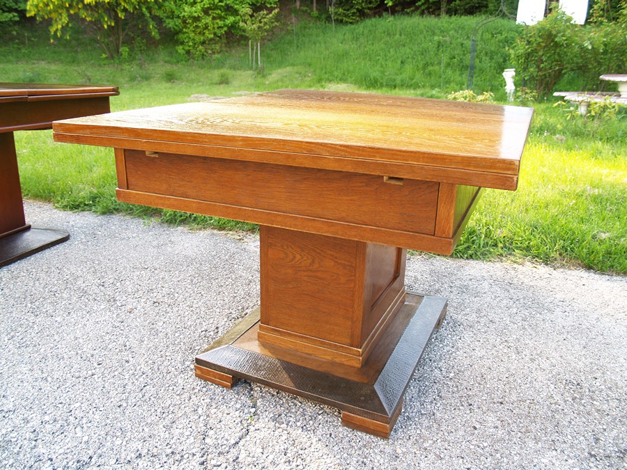 Antiker Tisch Jugendstil ausziehbar art nouveau