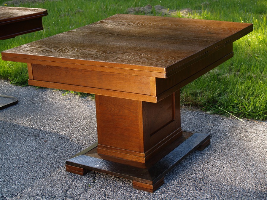 Antiker Tisch Jugendstil ausziehbar art nouveau