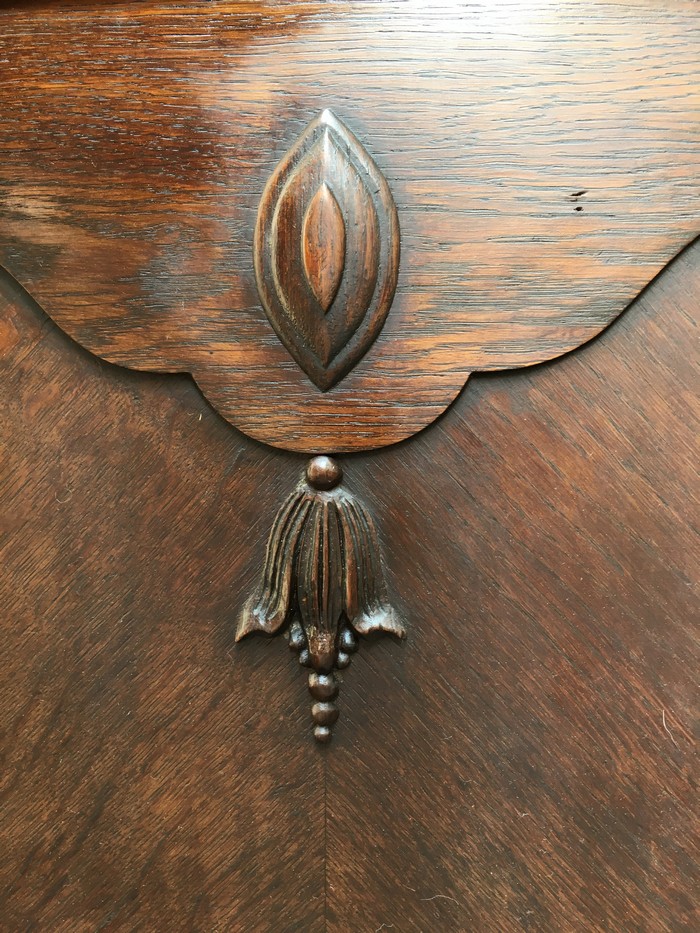 vitrine 4478 geschirrschrank buecherschrank antik saeulen 8