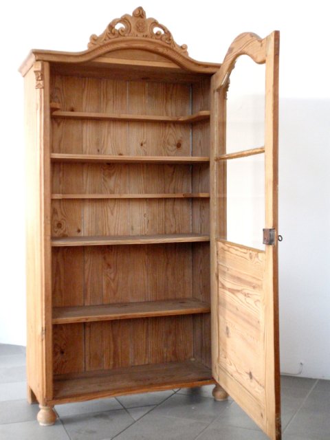 Bauernschrank antik Massivholz Möbel Landhaus Geschirrschrank