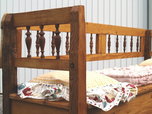 antike Küchensitzbank