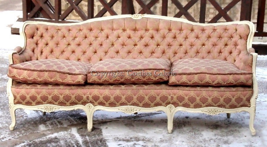 Barock Barockstil Stuhl Damenstuhl Sofa Couch 3