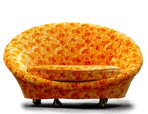 Bretz Sofa Ufo Couch Pool Sonnenblumen Möbel