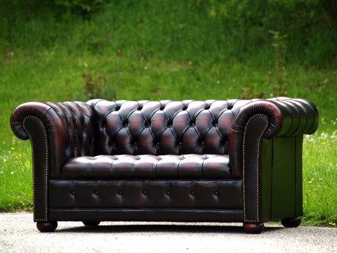 chesterfield Ledersofa gebraucht wie neu