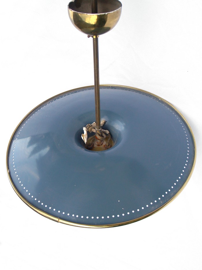 hängelampe midcentury pastell tütenschirm Lampe 50er-Jahre 60er