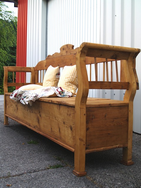 Antike Truhensitzbank Küche Landhaus Möbel Antike Truhensitzbank Küche Landhaus Möbel