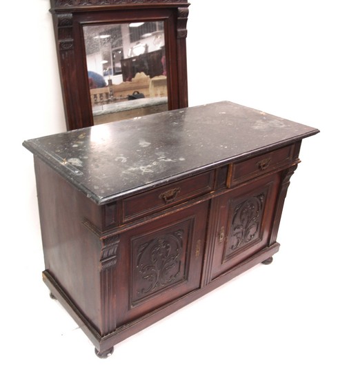 Antike Kommode Spiegel