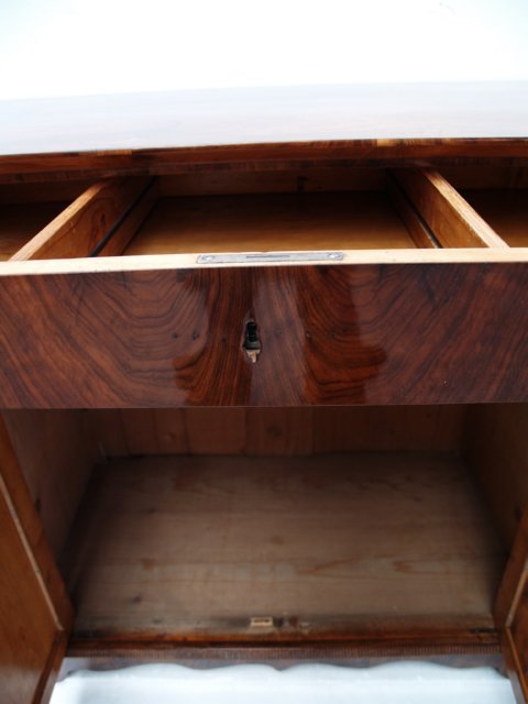 Biedermeier Trumeau Schellack poliert