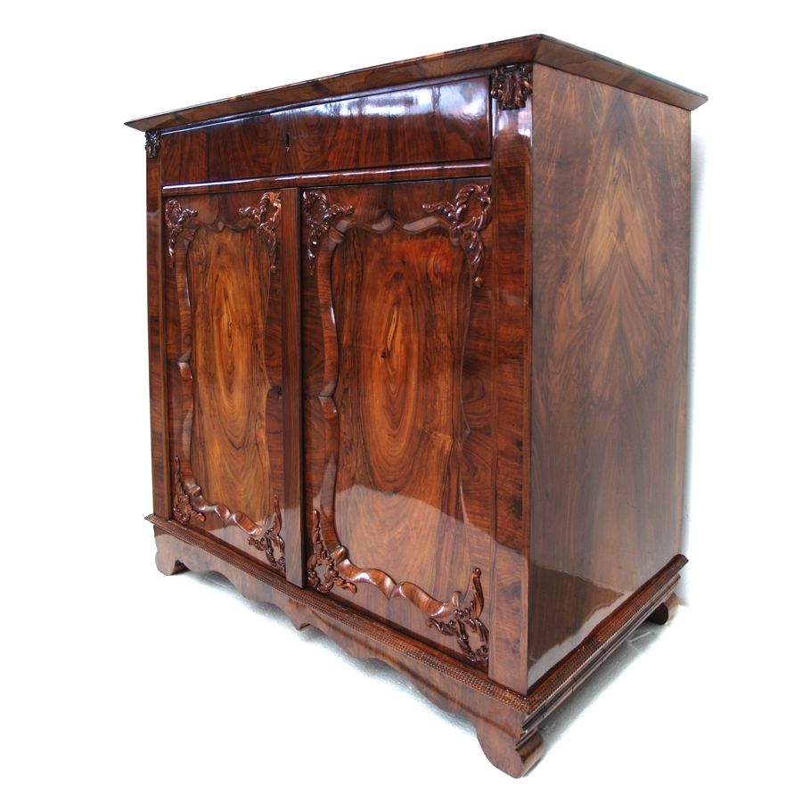 Biedermeier Trumeau Kommode