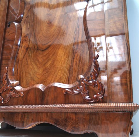 Antik Trumeau Biedermeier Applikationen