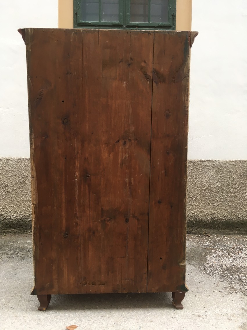 Bauernschrank antiker Dielenschrank bemalt