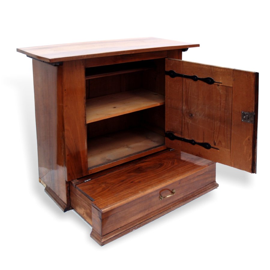 Sakrales Möbel Antiquität antik Bettstuhl Kasten Konsole