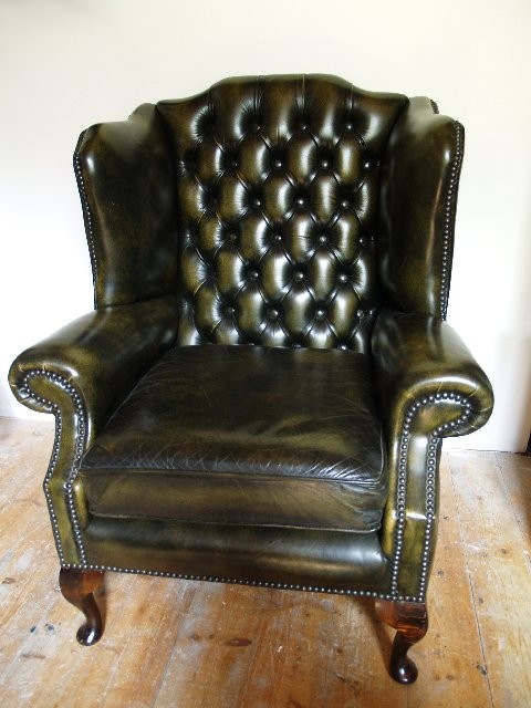 chesterfield stuhl leder lederstuhl armlehnstuhl backenstuhl 3