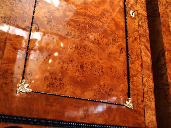 Biedermeier Schränke restauriert Danhausen Kästen Ahorn Pärchen g2198 Möbel Restaurator