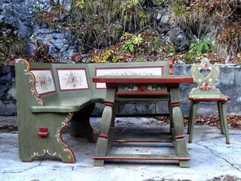 Eckbankgruppe Landhausstil antik