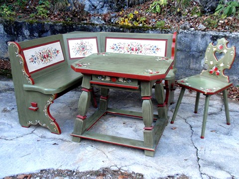 Eckbankgruppe Landhausstil Vintage Bauernmöbel