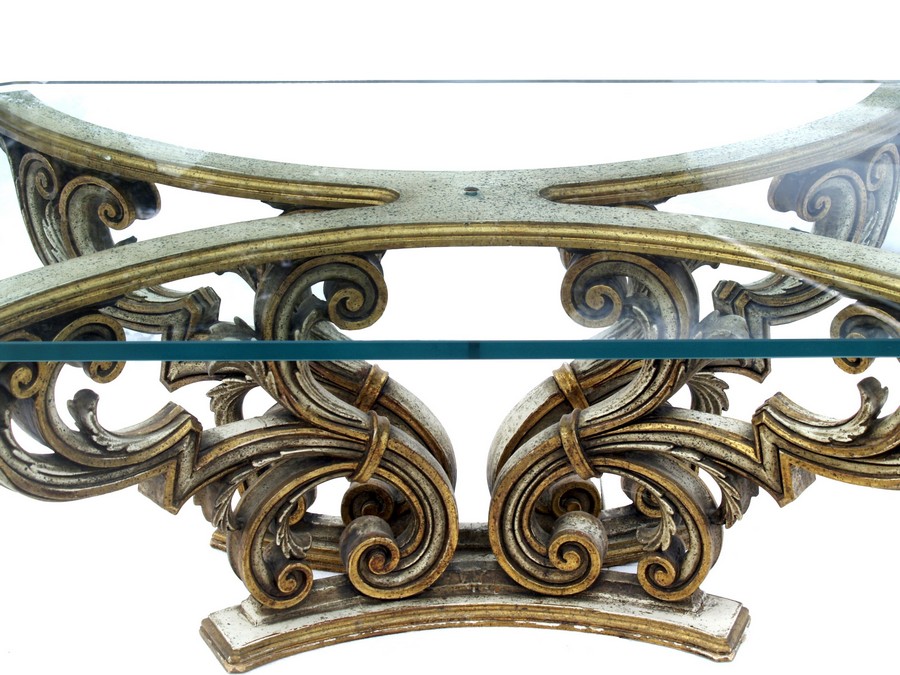 Tisch geschnitzt, Florentiner Stil 1 florentiner tisch couchtisch salontisch 2