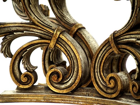 Tisch geschnitzt, Florentiner Stil 2 florentiner tisch couchtisch salontisch 3