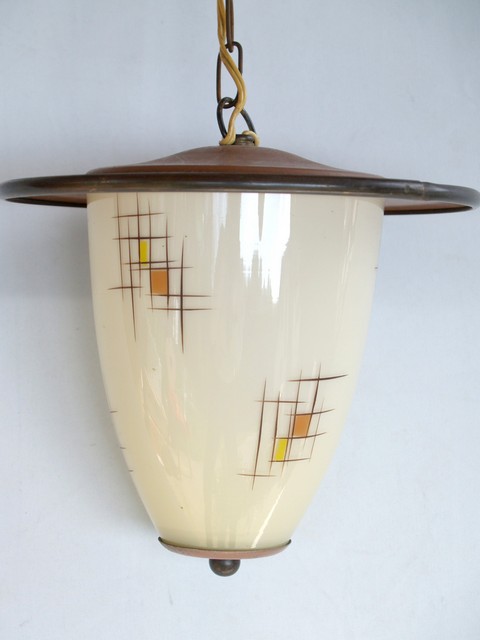 glas lampe retro antik 60er luster 2